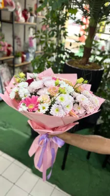 Pastel Pembe Karışık Buket